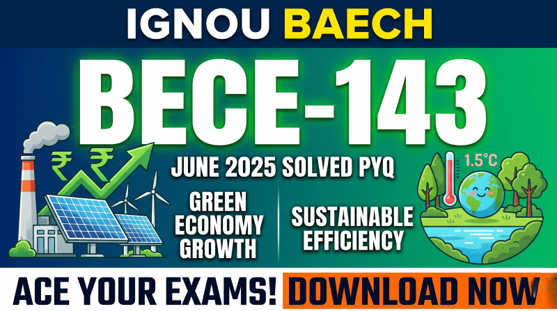 BECE 143 ENVIRONMENTAL ECONOMICS PYQ ENGLISH ANS thumb